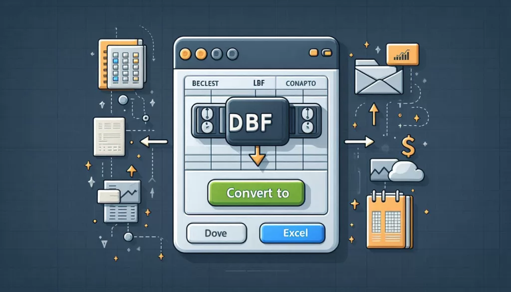 ¿Por Qué Convertir DBF a Excel?